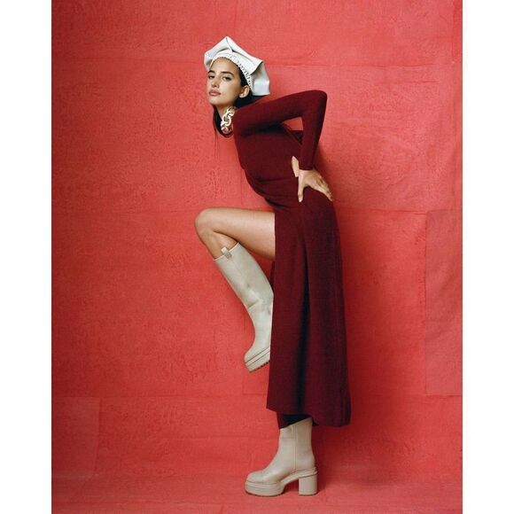 Cult Gaia Lissie Dress in Chili Melange XS - Picture 5 of 9